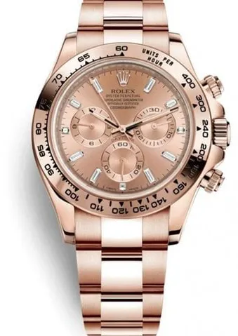 Rolex Daytona 116505 40mm Rose gold Pink