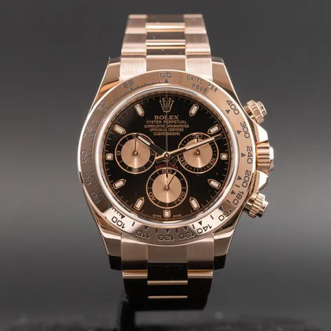 Rolex Daytona 116505 40mm Rose gold Black