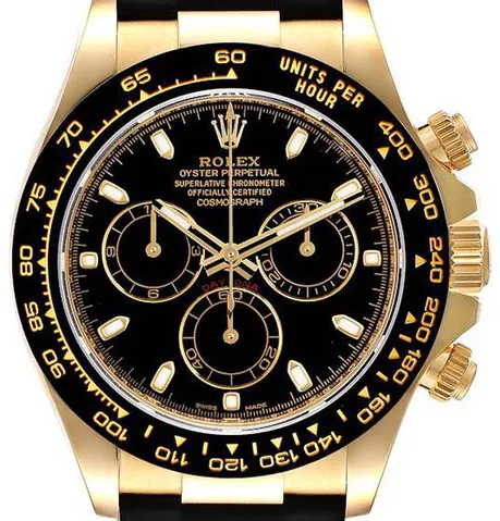 Rolex Daytona 40mm Yellow gold Black