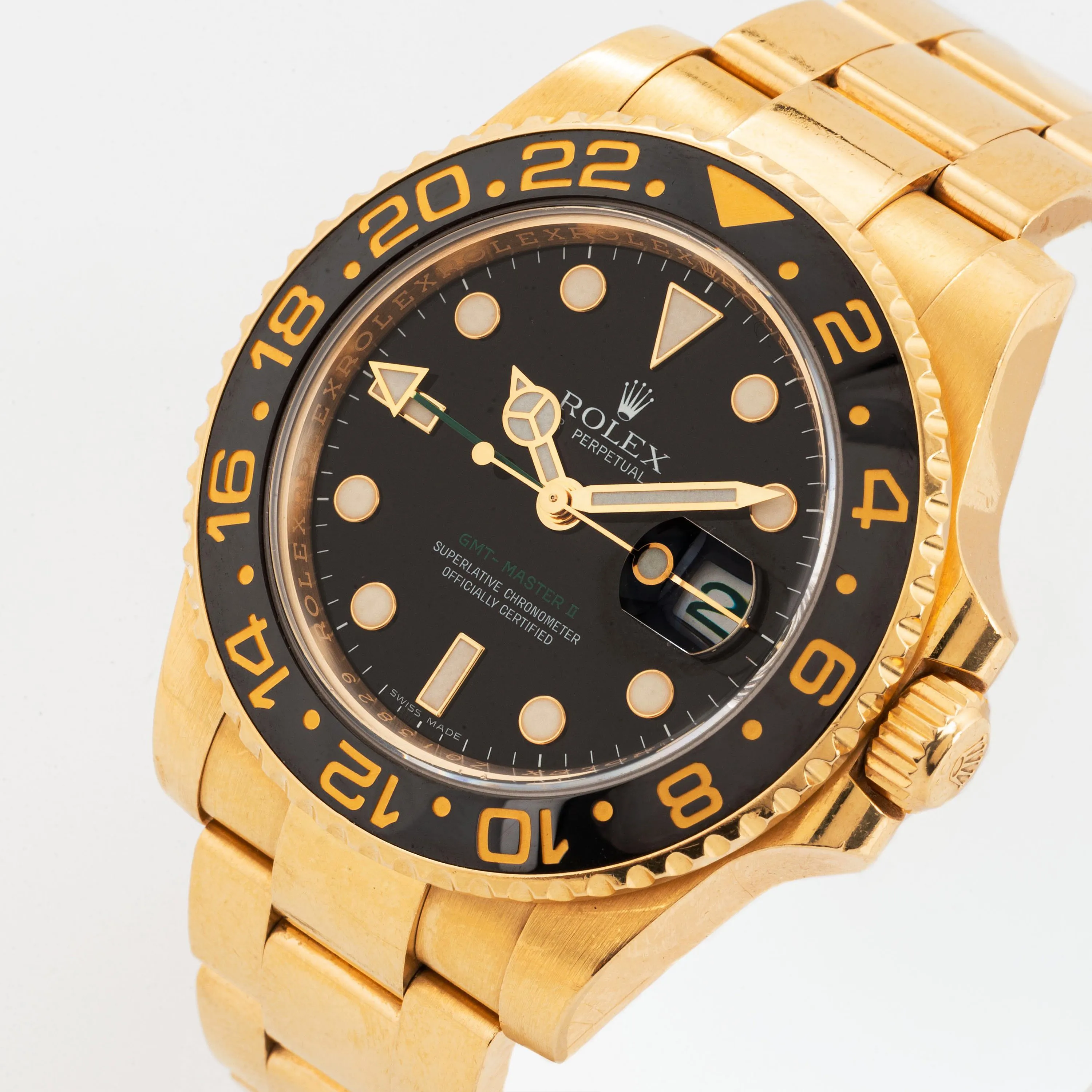 Rolex GMT-Master II 116718LN 40mm Yellow gold Black 1