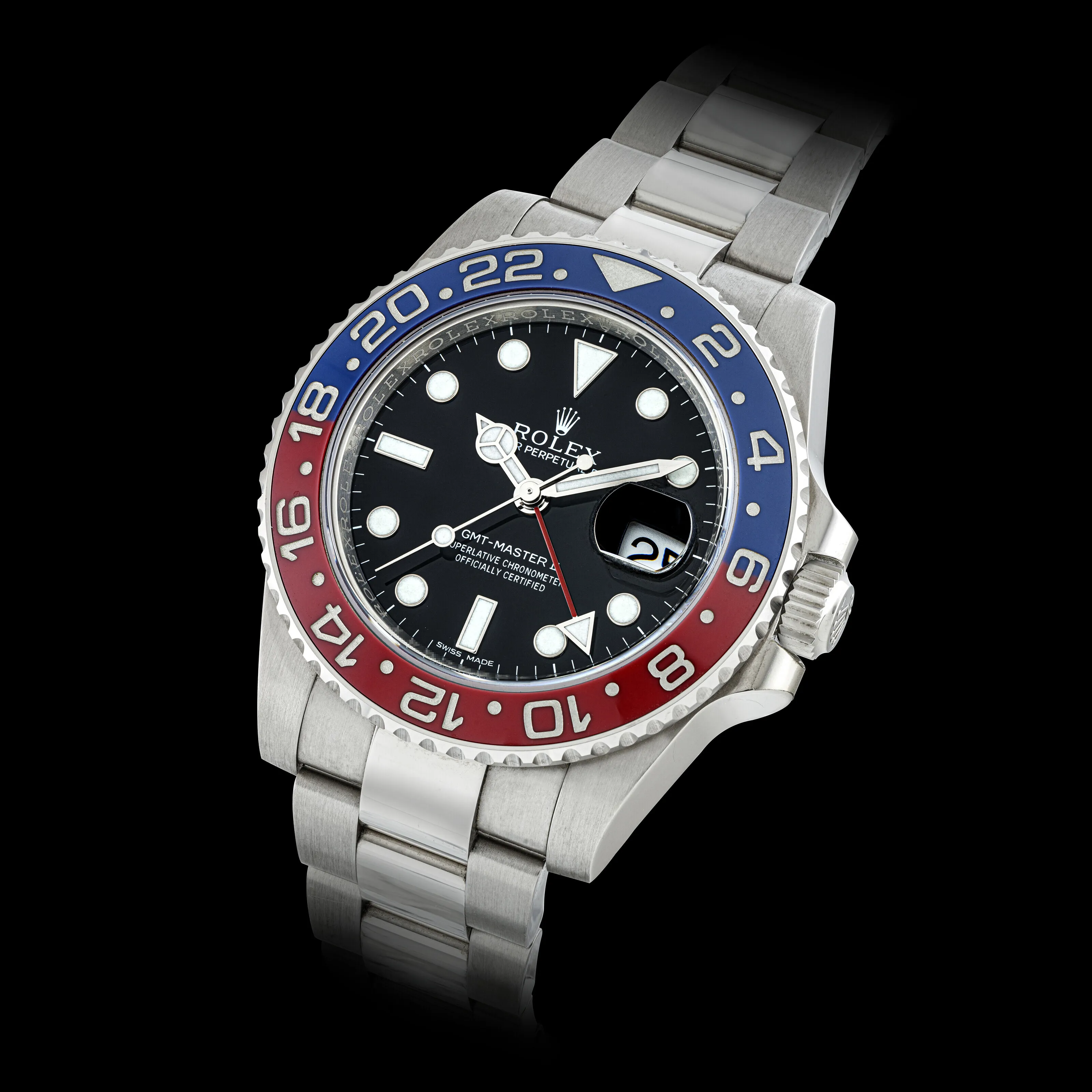 Rolex GMT-Master II 116719BLRO 40mm White gold Black