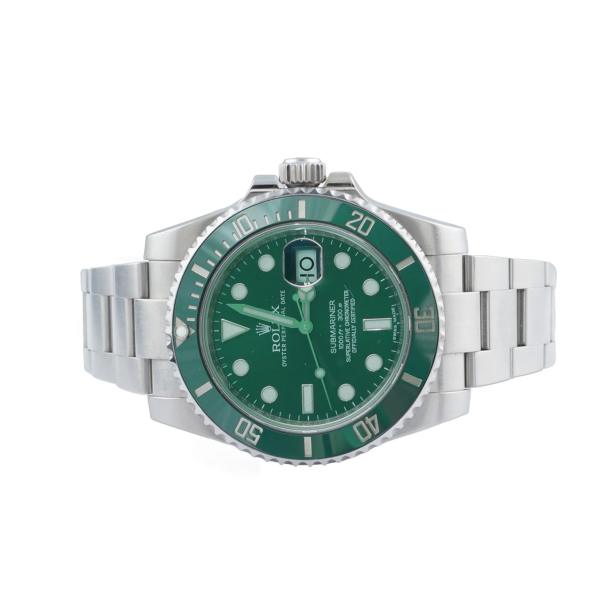 Rolex Submariner 116610LV 40mm Stainless steel Green 1