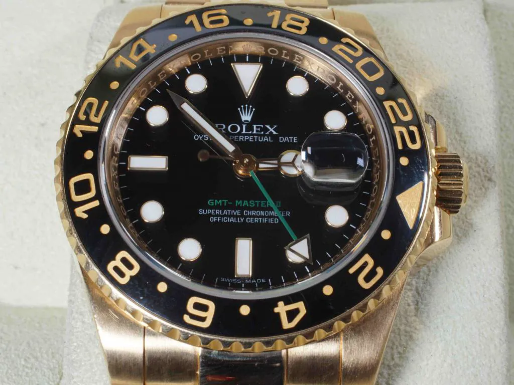 Rolex GMT-Master II 116718LN 40mm Yellow gold Black 4