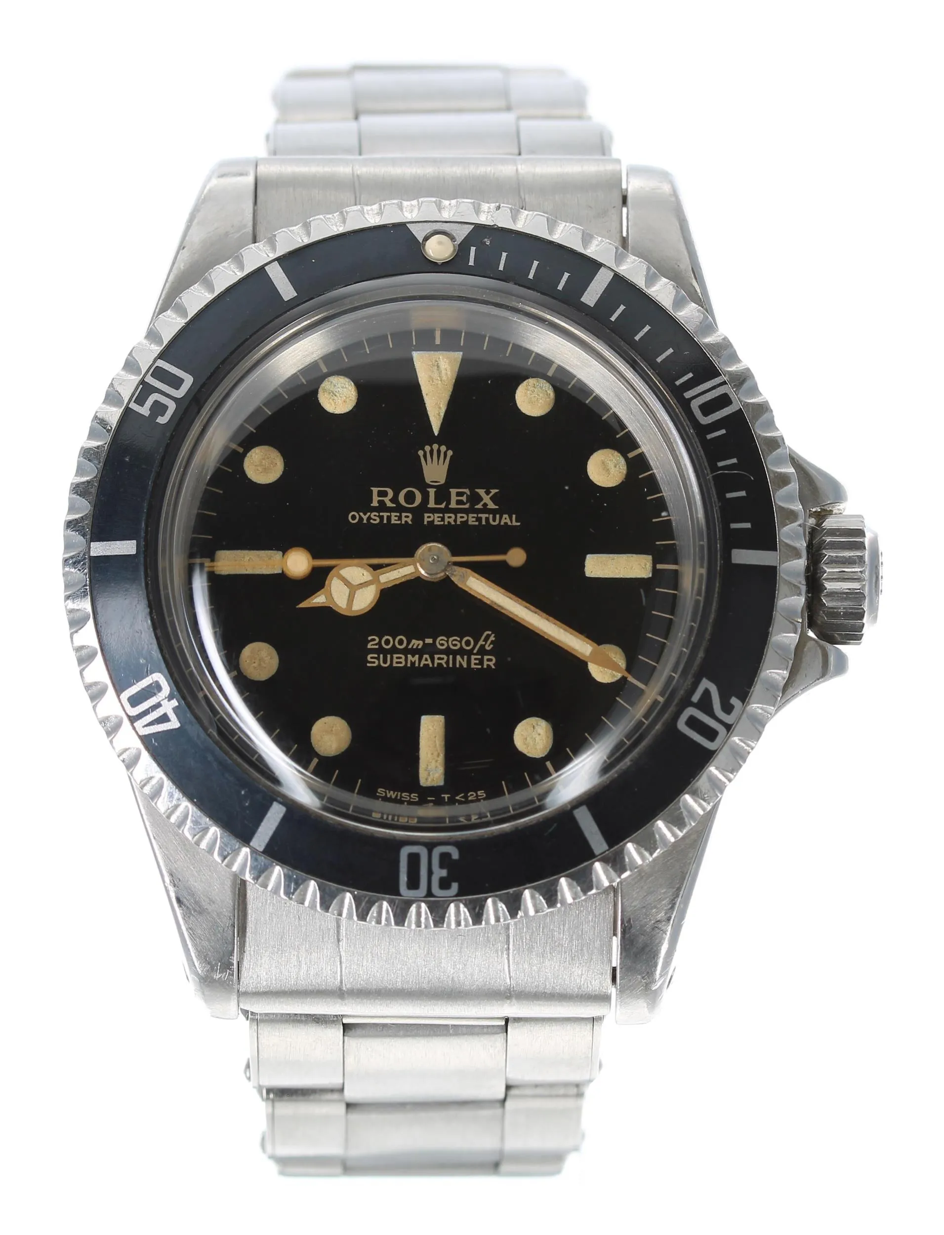 Rolex Submariner 5513 40mm Stainless steel Black