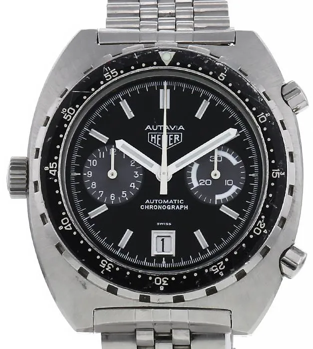 TAG Heuer Autavia 11063 V 41.5mm Stainless steel Black