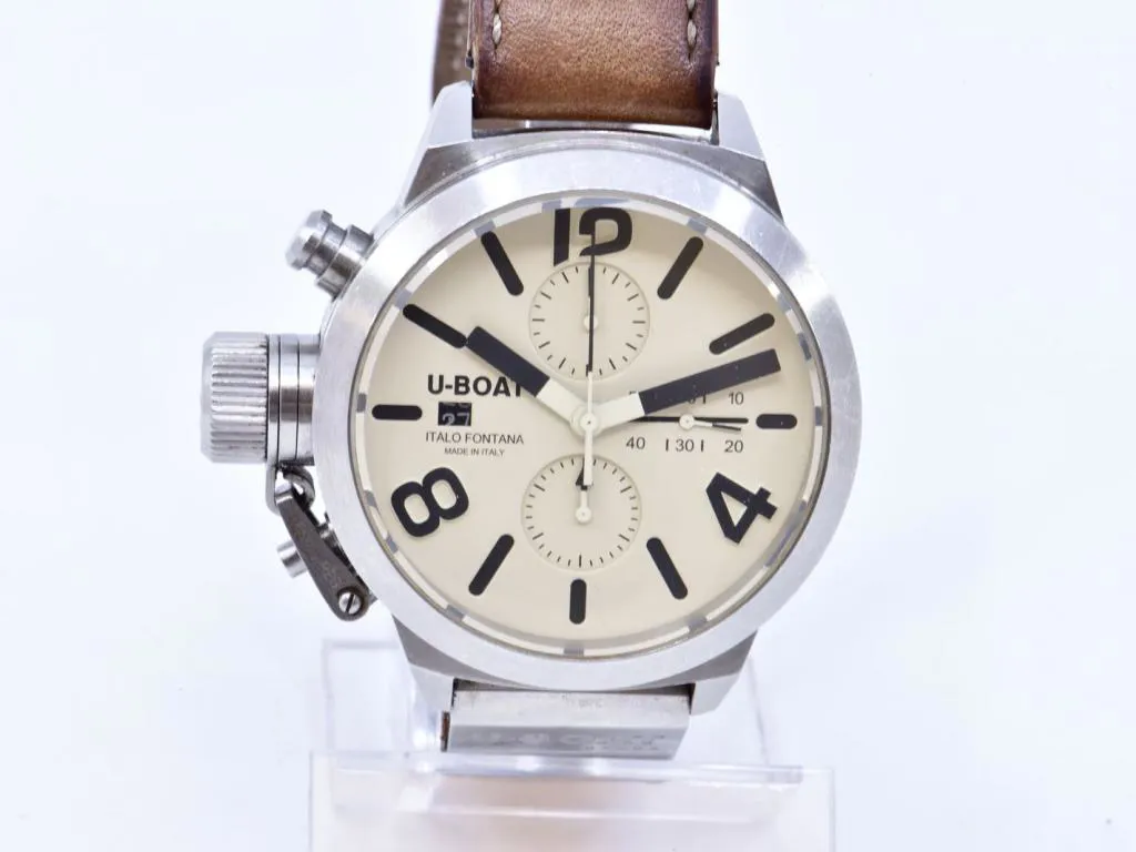 U-Boat 45mm Stainless steel Cream