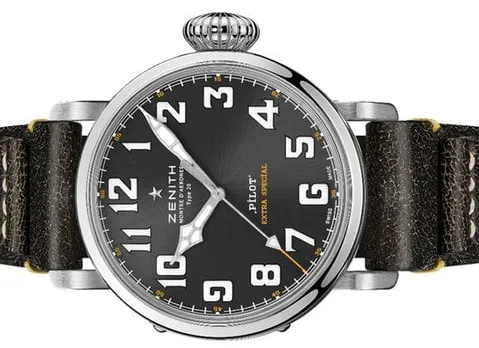 Zenith Pilot 03.2434.679/20.I010 40mm Stainless steel Gray