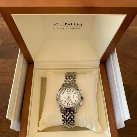 Zenith El Primero Chronomaster Lady 16.1230.4002/01.C508 37.5mm Stainless steel Silver