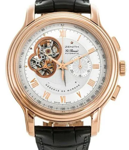 Zenith El Primero Chronomaster 18.1260.4021/01.C505 45mm Rose gold Silver