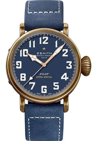 Zenith Pilot 29.2430.679/57.C808 45mm Bronze Blue