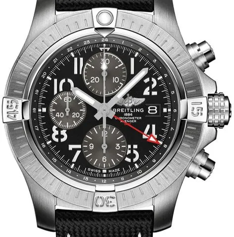 Breitling Avenger a24315101b1x2 45mm Stainless steel Black