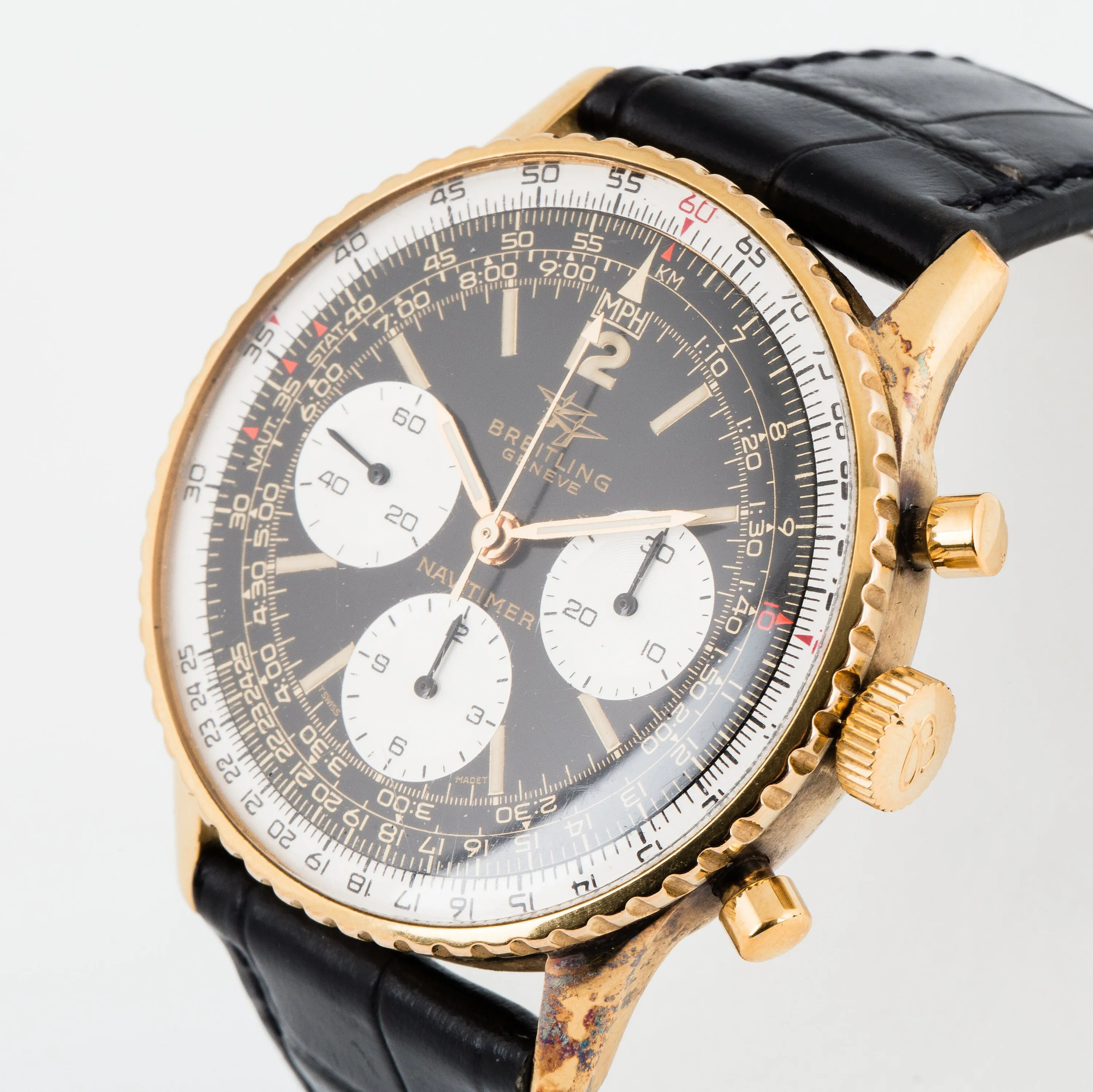 Breitling Navitimer 806 41mm Stainless steel and gold-plated Black 5