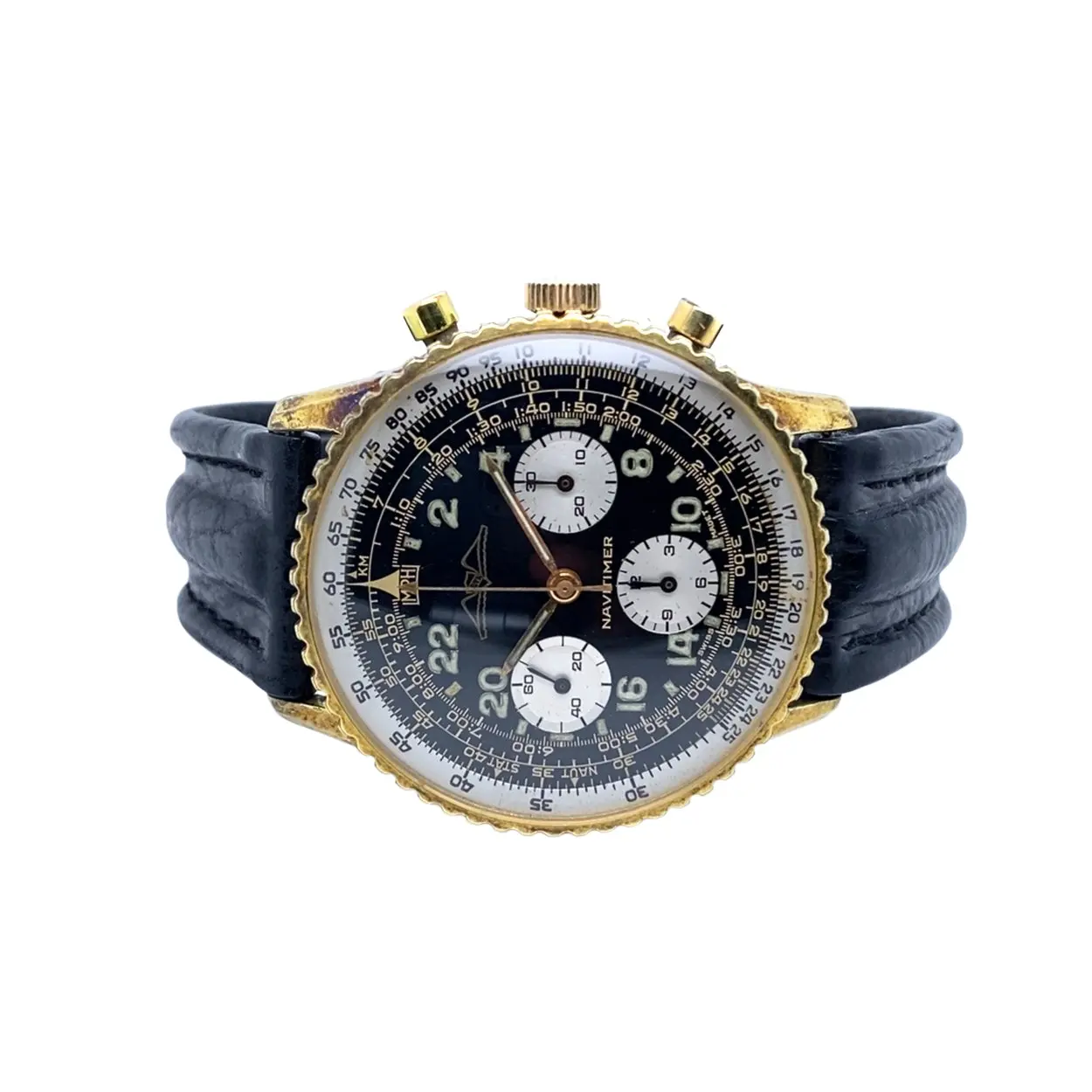 Breitling Navitimer Cosmonaute 809 41mm Stainless steel Black