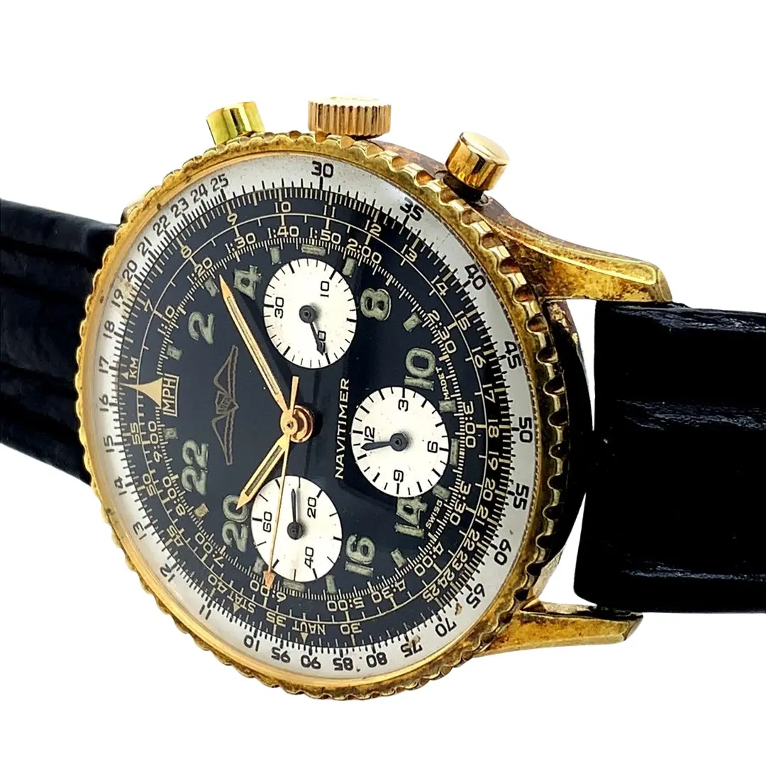 Breitling Navitimer Cosmonaute 809 41mm Stainless steel Black 1