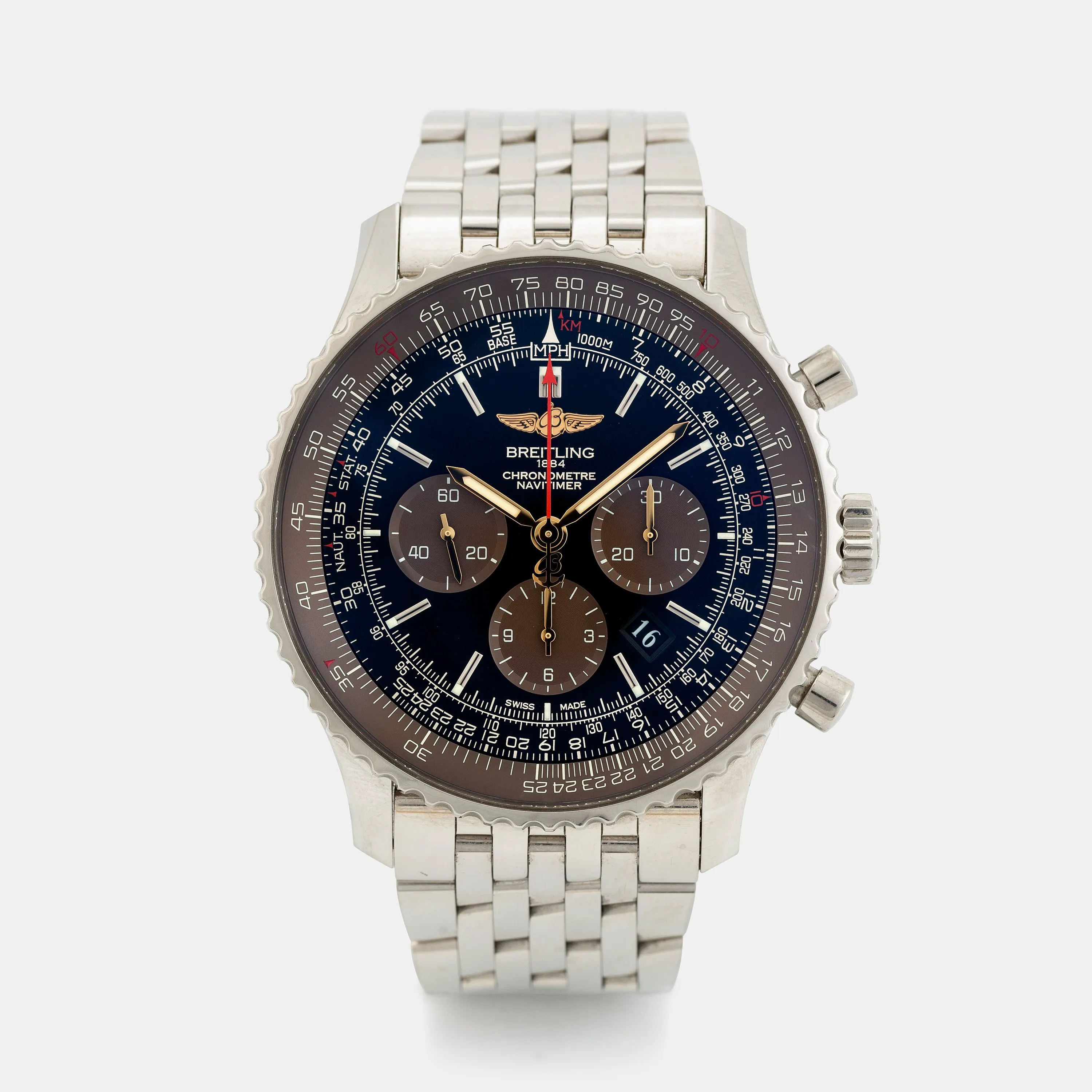 Breitling Navitimer AB0127 46mm Stainless steel Blue