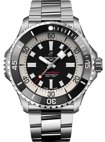 Breitling Superocean A17378211B1A1 46mm Stainless steel Black