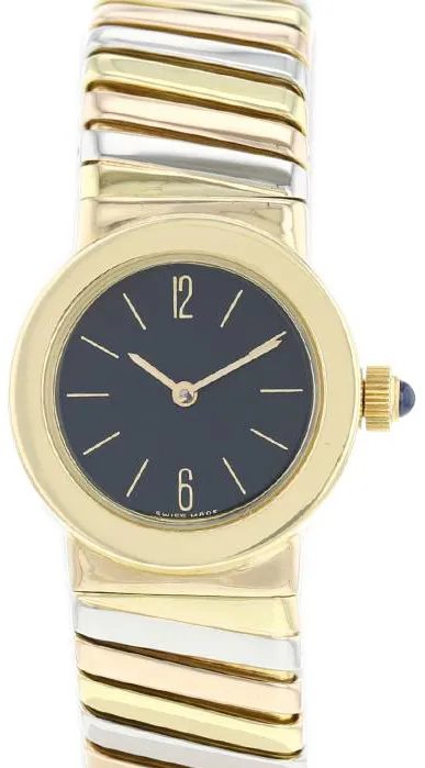 Bulgari Tubogas 17059 23mm Yellow gold Black