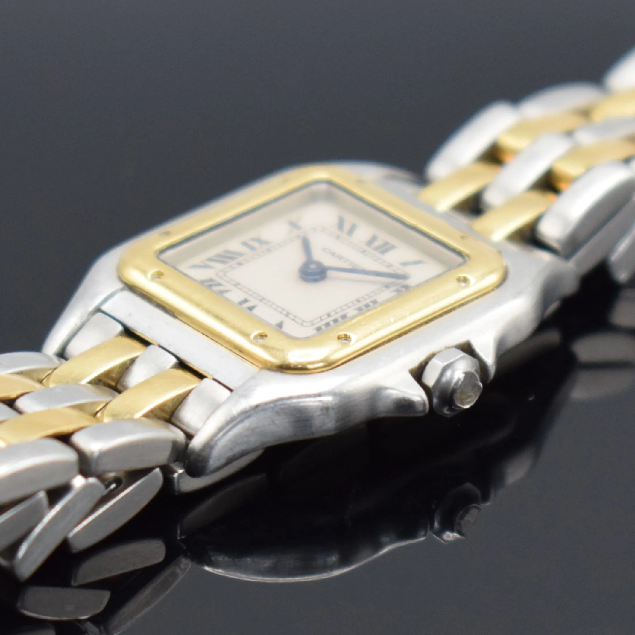 Cartier Panthère 1120 30mm Yellow gold and Stainless steel Silver 3