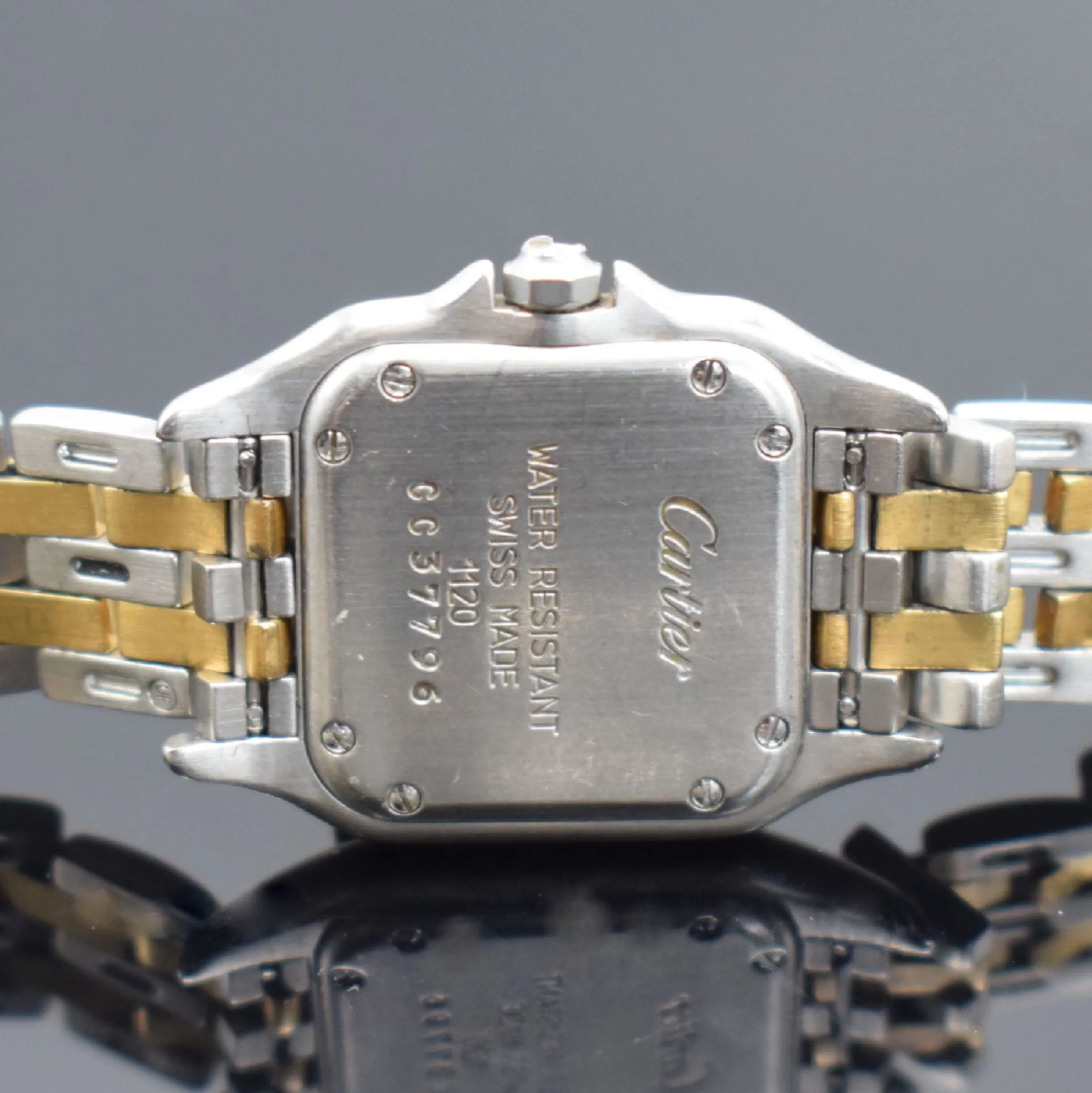 Cartier Panthère 1120 30mm Yellow gold and Stainless steel Silver 4