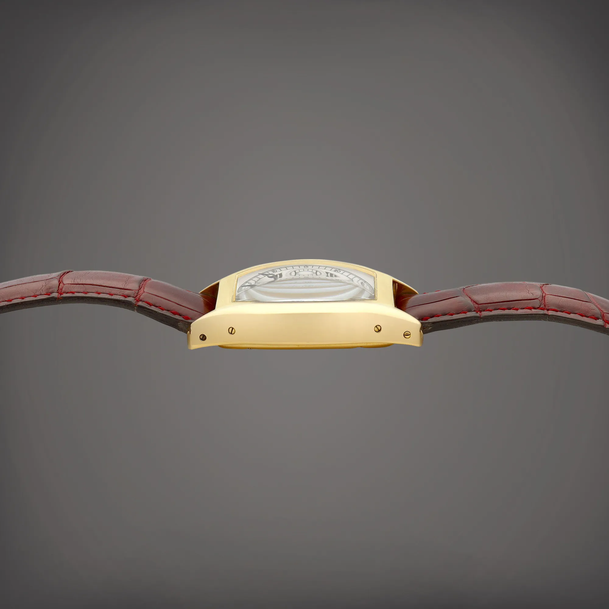 Cartier Tortue 2356 43mm Yellow gold Silver 3