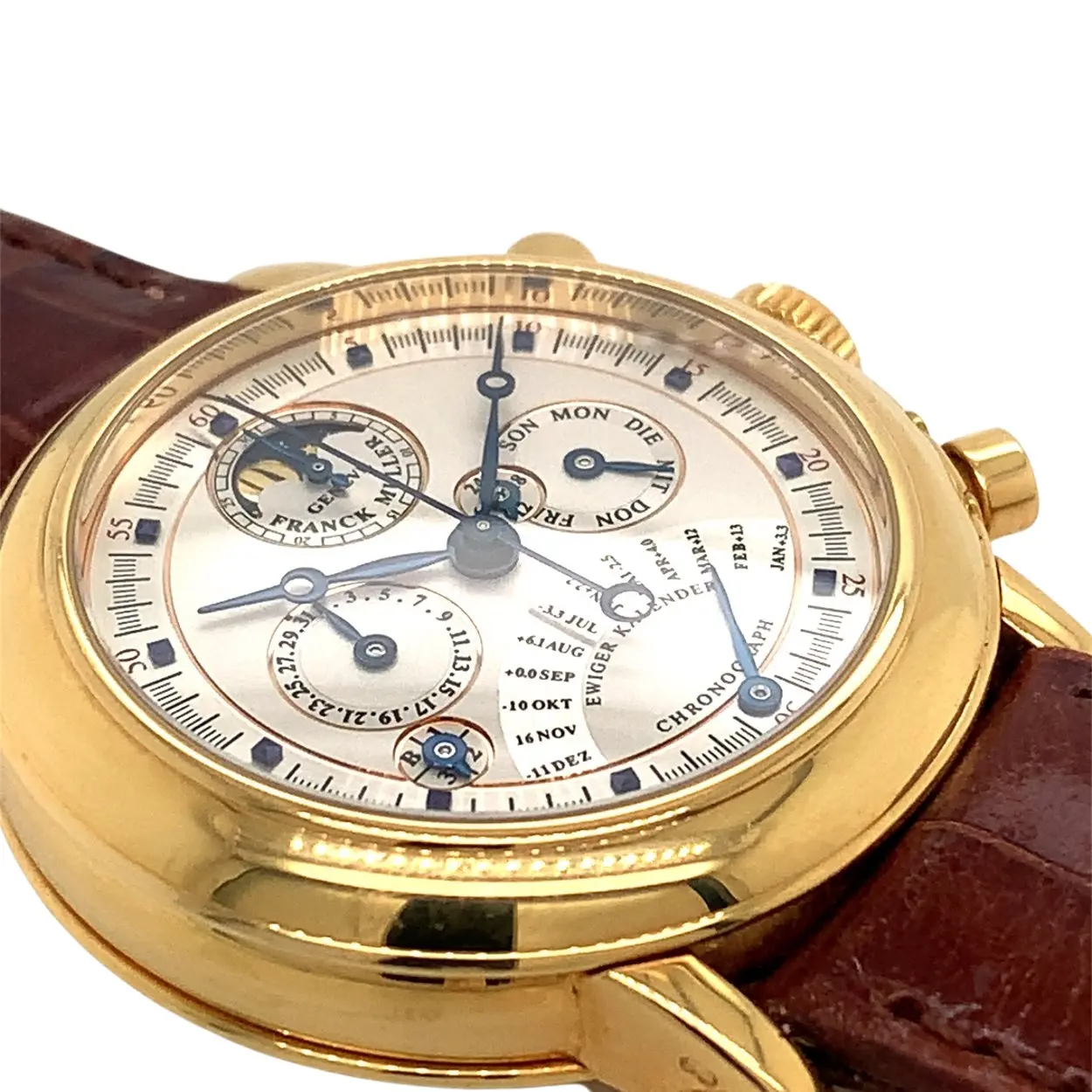 Franck Muller 7000 QP E 39mm Yellow gold Silver 4