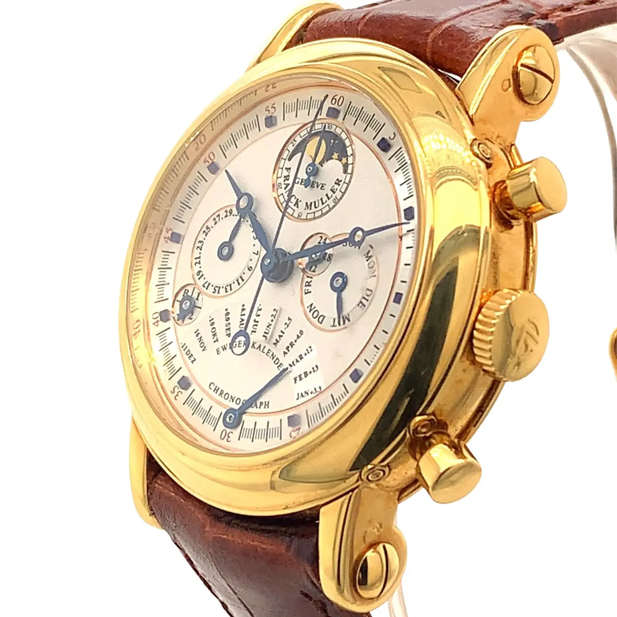 Franck Muller 7000 QP E 39mm Yellow gold Silver 7