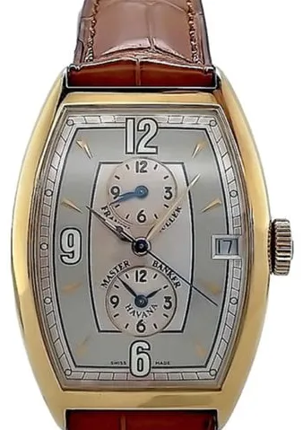 Franck Muller Master Banker 5850 MB HV 45mm Yellow gold Silver