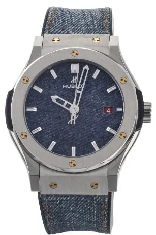 Hublot Classic Fusion Jeans 511.NX.2700.NR.PIC13 42mm Titanium Blue