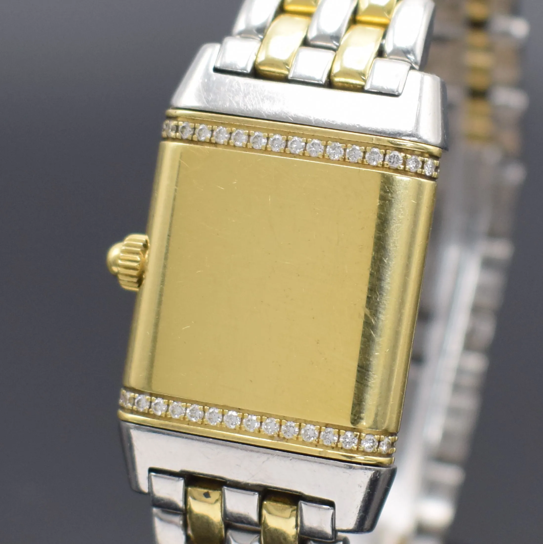 Jaeger-LeCoultre Reverso 265.5.08 33mm Yellow gold and Stainless steel Silver 2