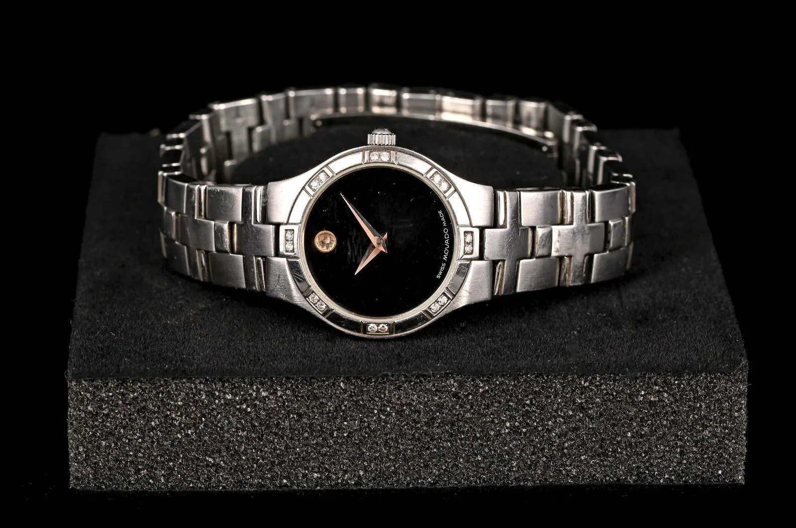 Movado TC 84 E4 1844 S 7295729 24mm Stainless steel Black