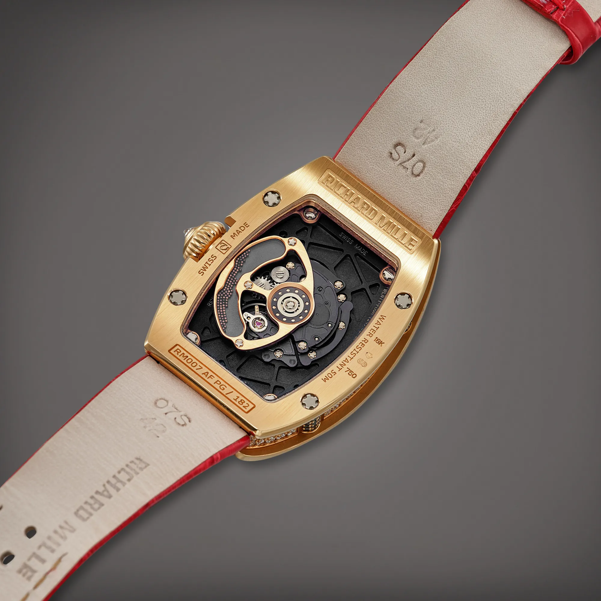 Richard Mille RM 067 RM 007 45mm Rose gold Black 4