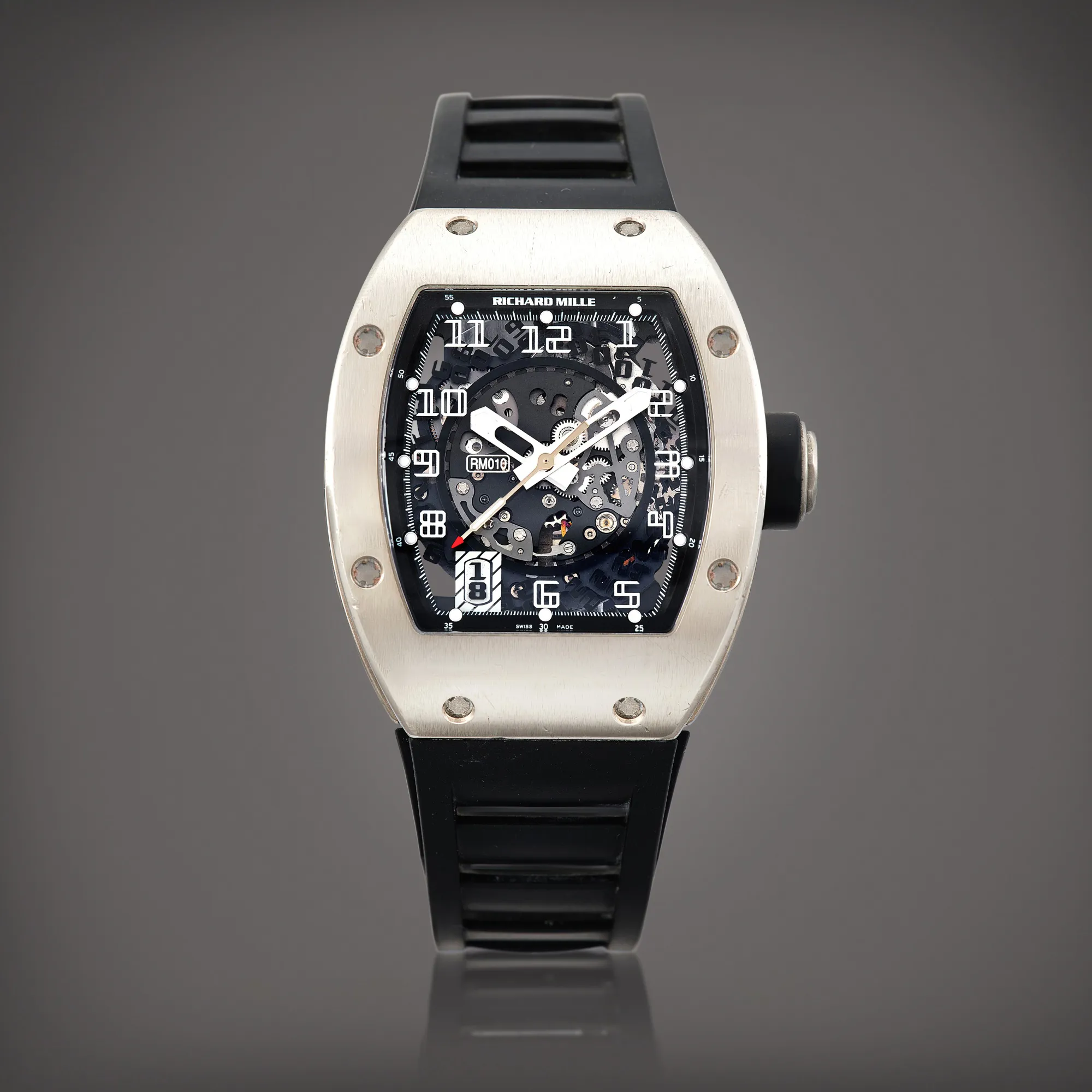 Richard Mille RM 010 RM 010 48mm White gold Black