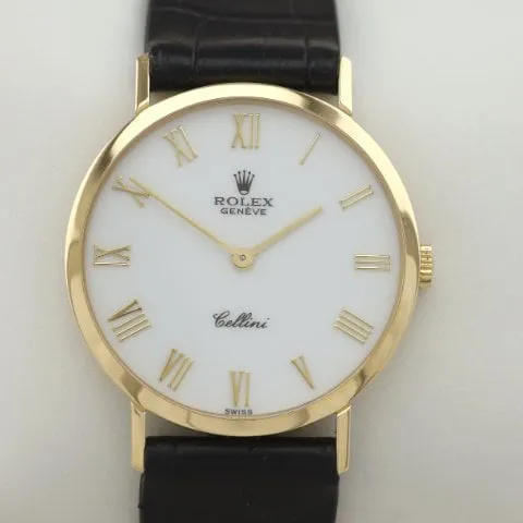 Rolex Cellini 4112 32mm Yellow gold White