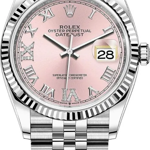 Rolex Datejust 36 126234 36mm Stainless steel Rose