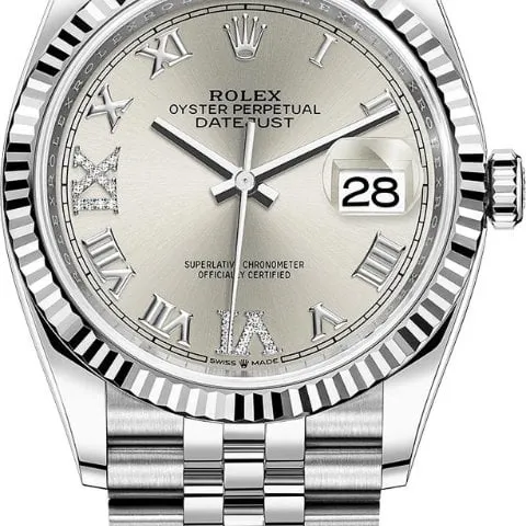 Rolex Datejust 36 126234 36mm Stainless steel Silver