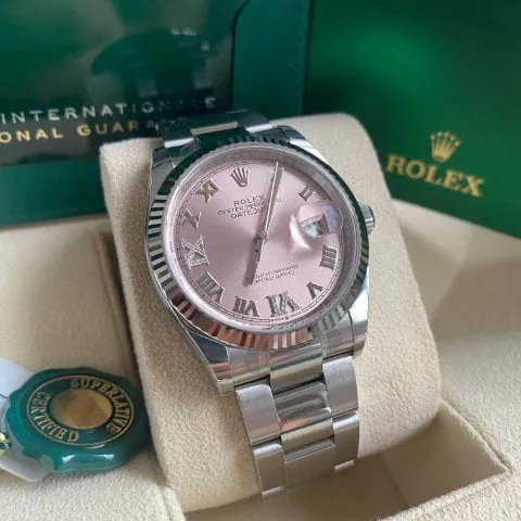 Rolex Datejust 36 126234 36mm Stainless steel Pink