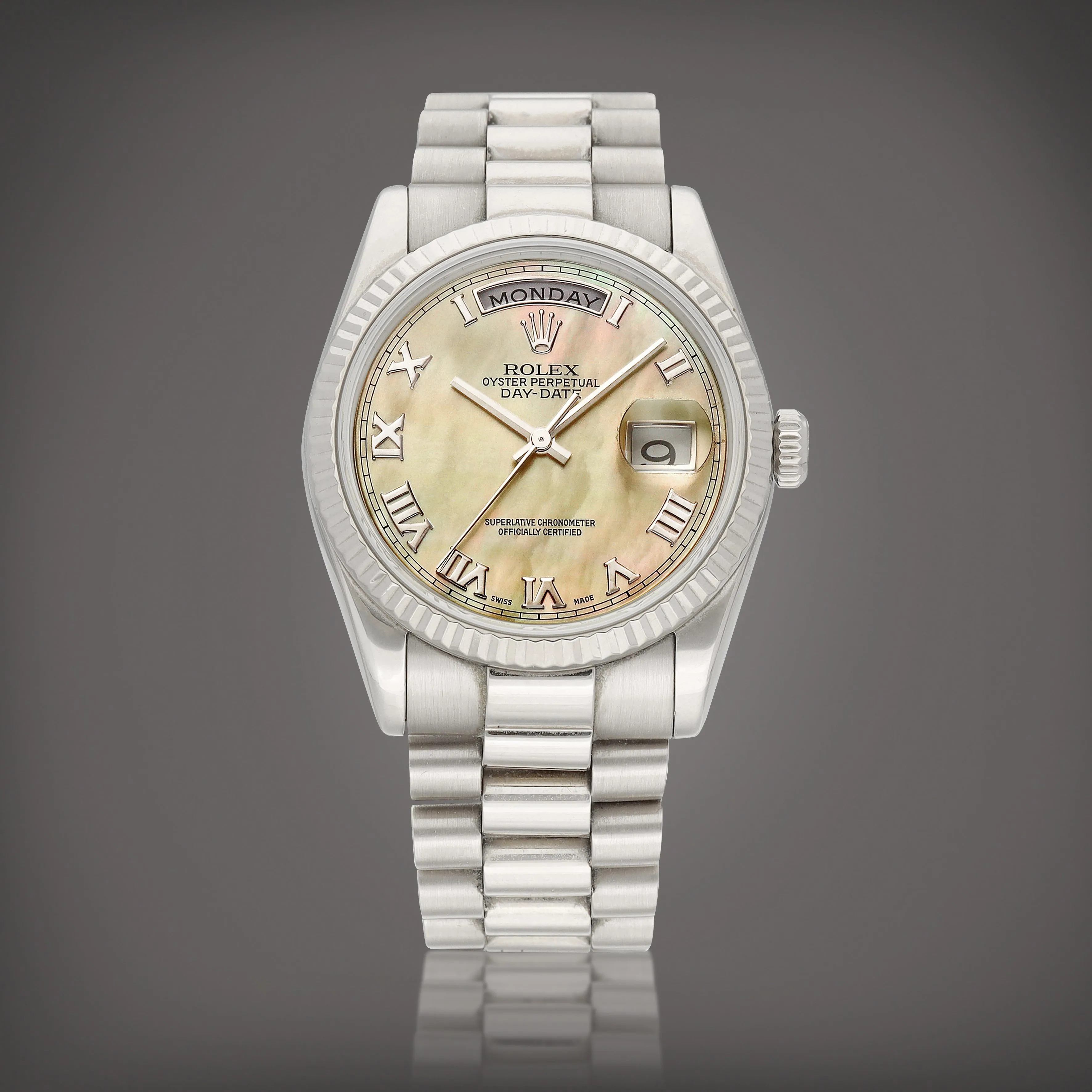 Rolex Day-Date 36 118239 36mm White gold Cream