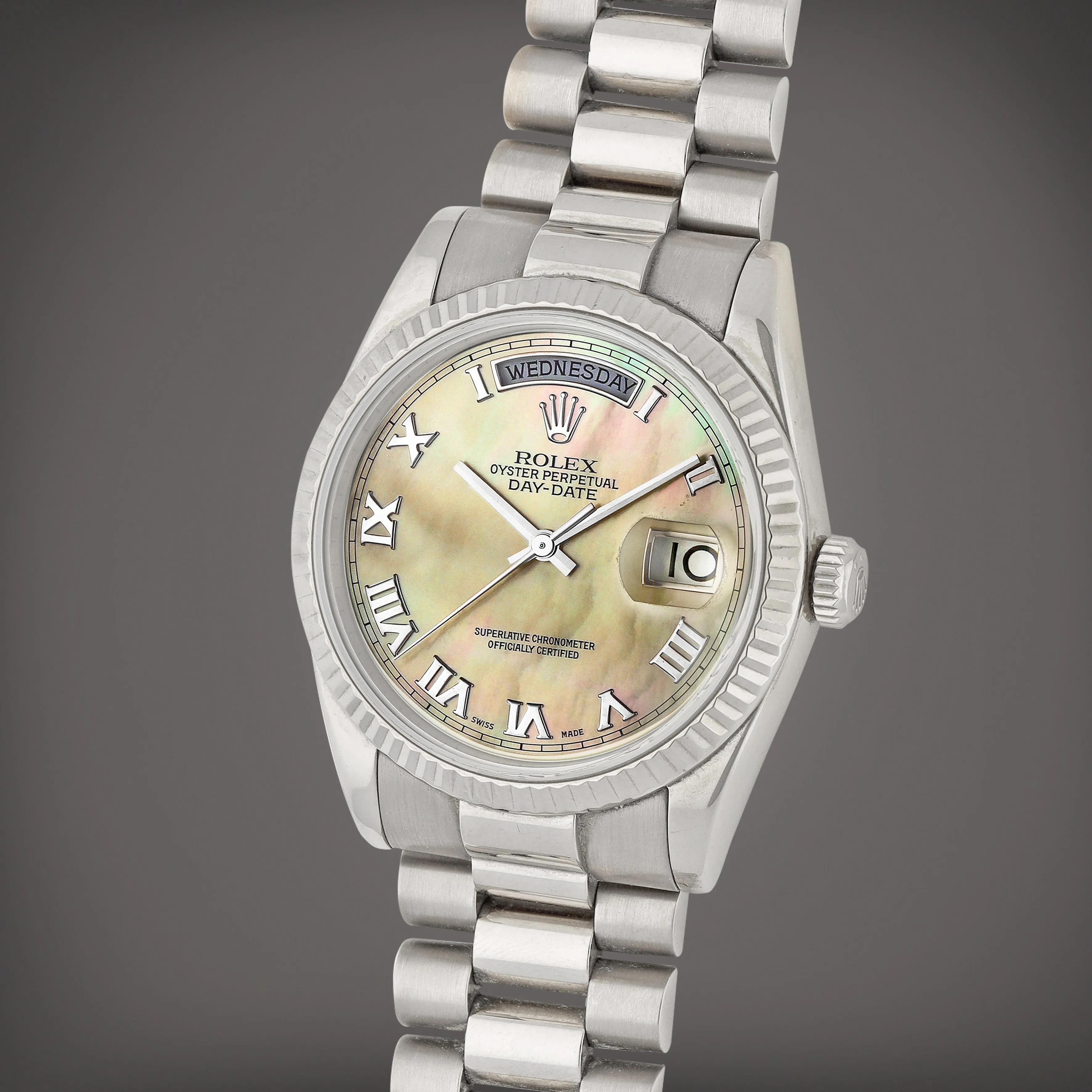 Rolex Day-Date 36 118239 36mm White gold Cream 1