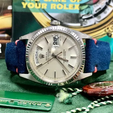 Rolex Day-Date 36 1803 36mm White gold Silver