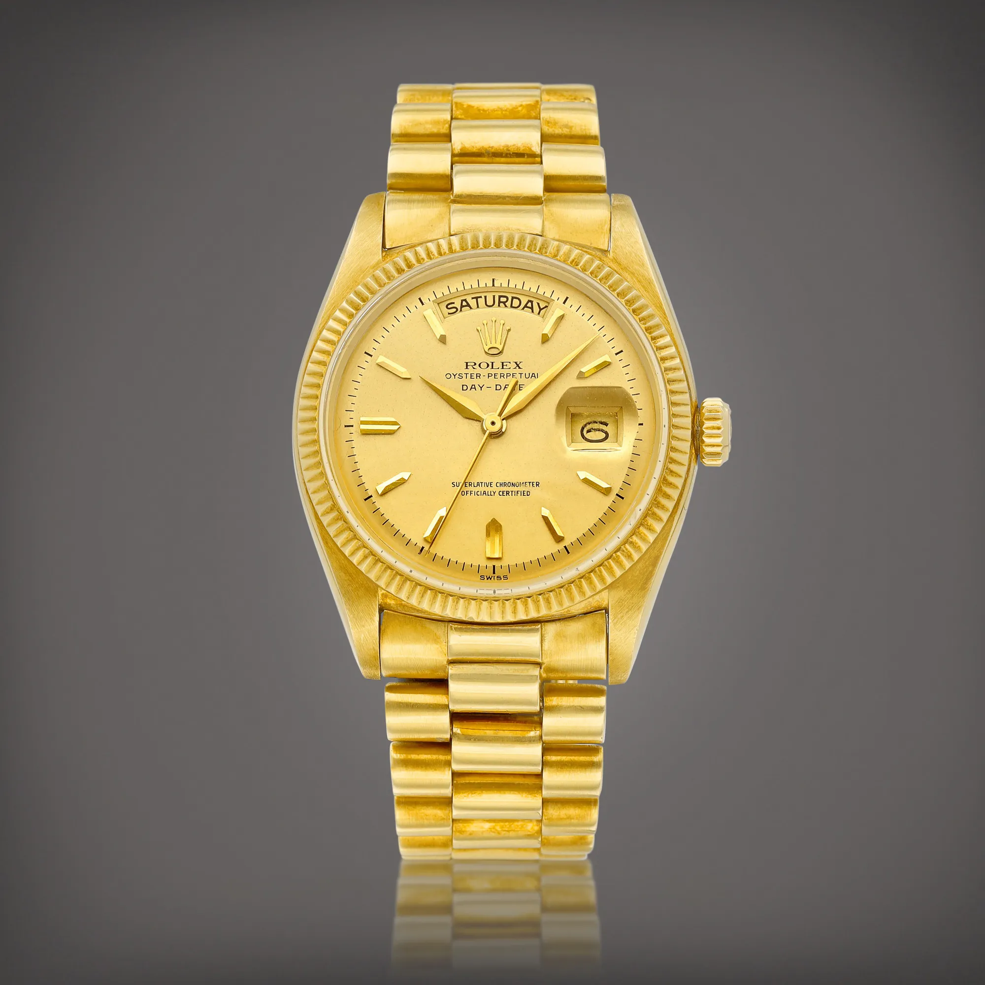 Rolex Day-Date 6611 36mm Yellow gold Champagne