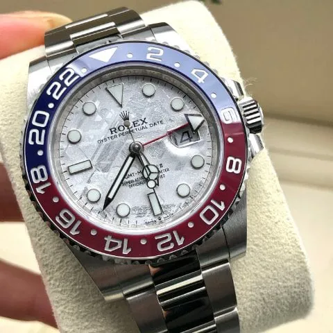 Rolex GMT-Master II 126719BLRO 40mm White gold Gray