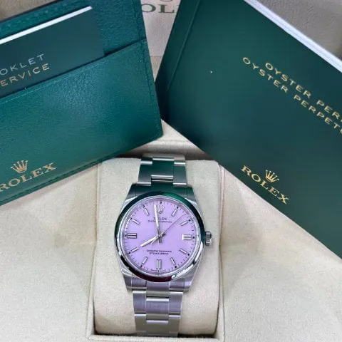 Rolex Oyster Perpetual 36 126000 36mm Steel Pink