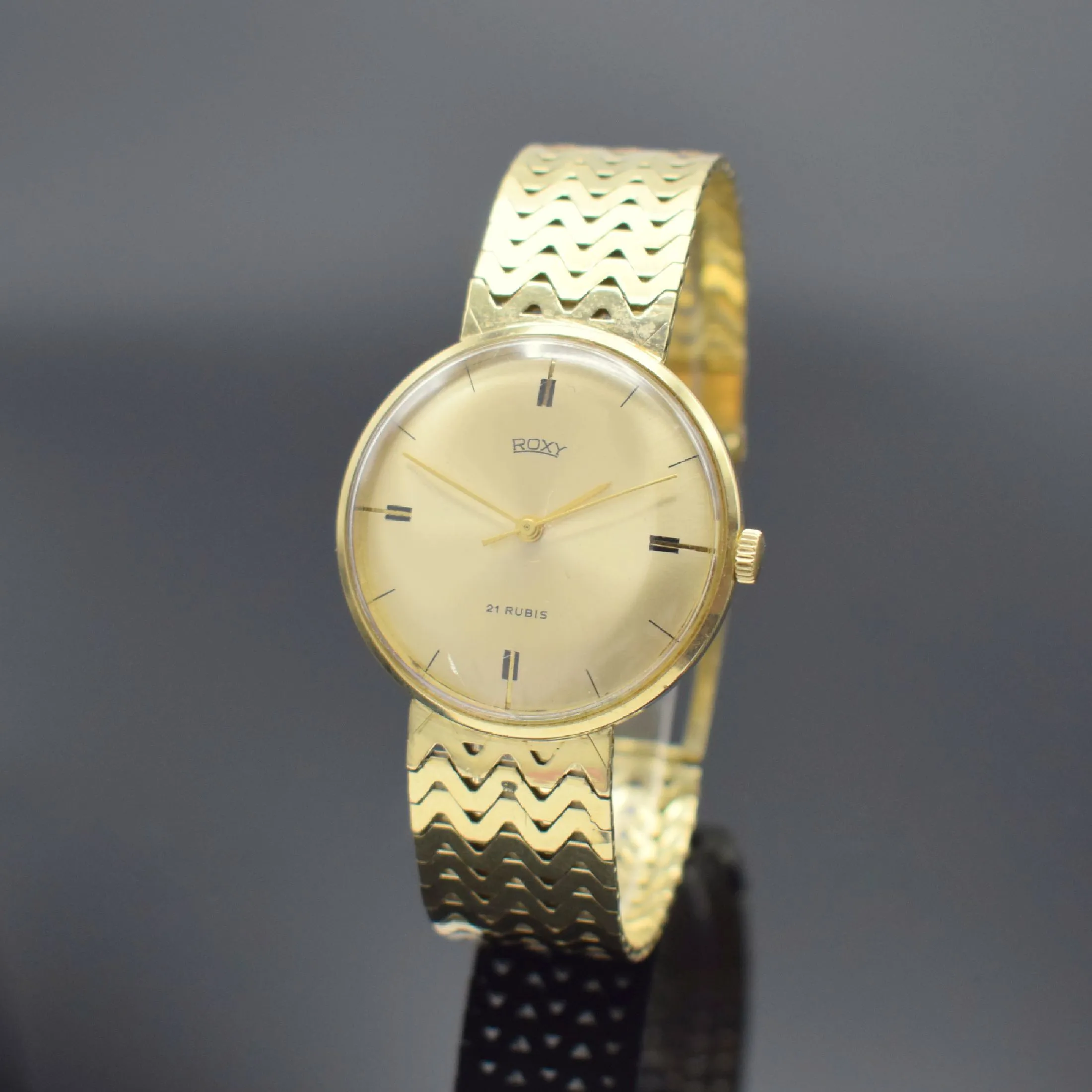 Roxy 35mm Yellow gold Champagne