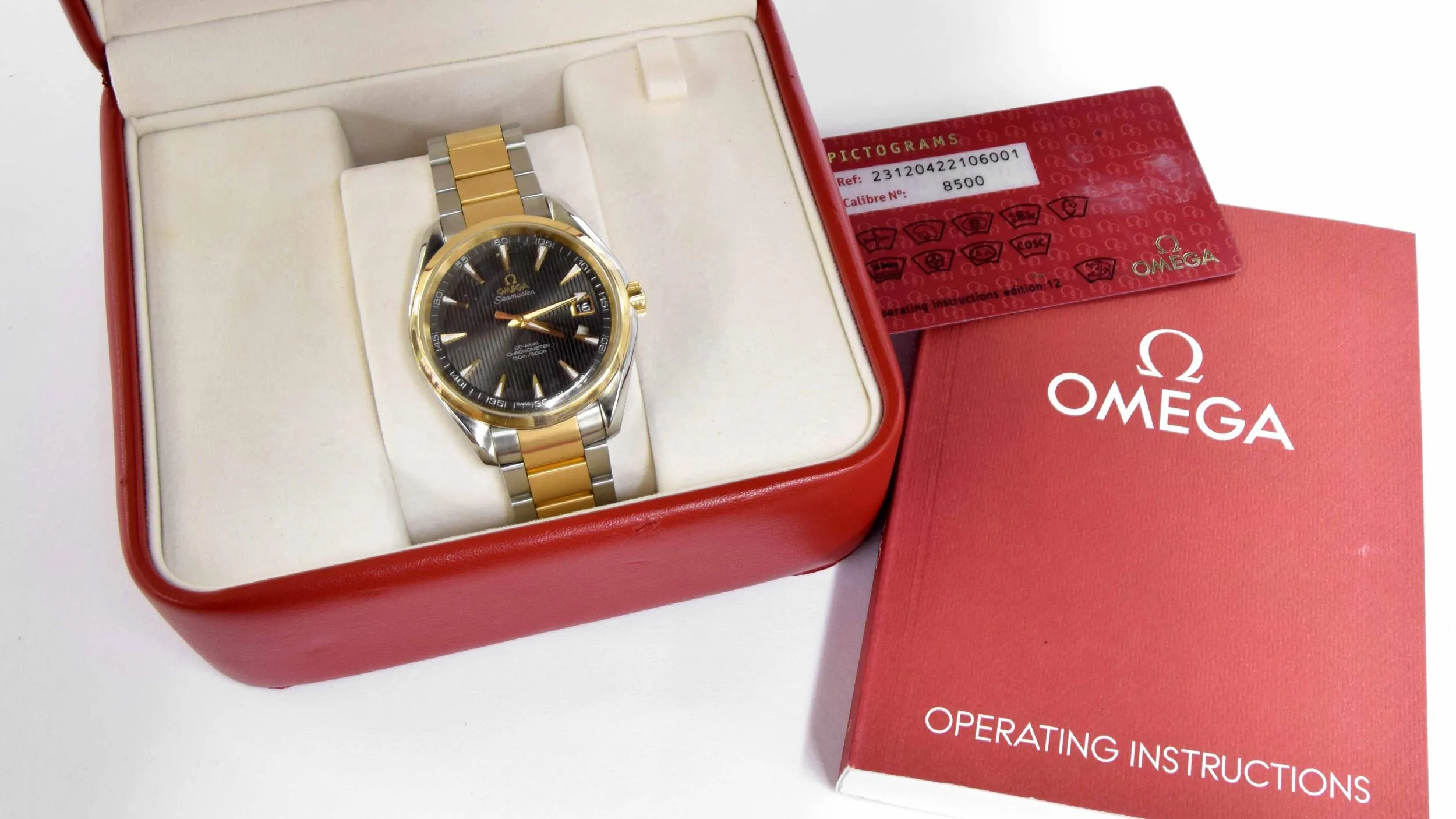 Omega Aqua Terra 231.20.42.21.06.001 42mm Rose gold and stainless steel Black