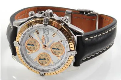 Breitling Chronomat D13050.1 39mm Yellow gold and Stainless steel White