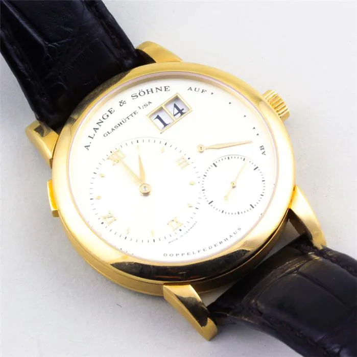 A. Lange & Söhne Lange 1 101.021 38mm Yellow gold Silver