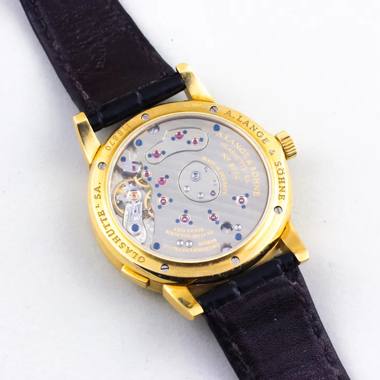 A. Lange & Söhne Lange 1 101.021 38mm Yellow gold Silver 1