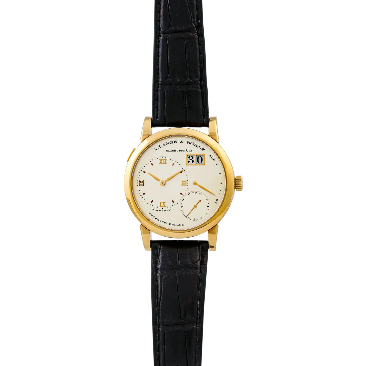 A. Lange & Söhne Lange 1 101.021 39mm Yellow gold Silver