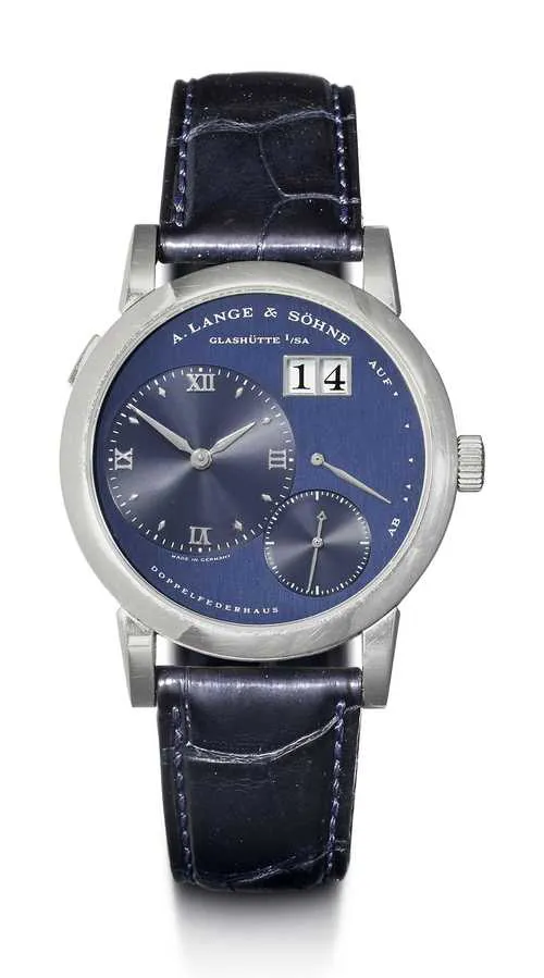 A. Lange & Söhne Lange 1 101.027 38.5mm White gold Blue