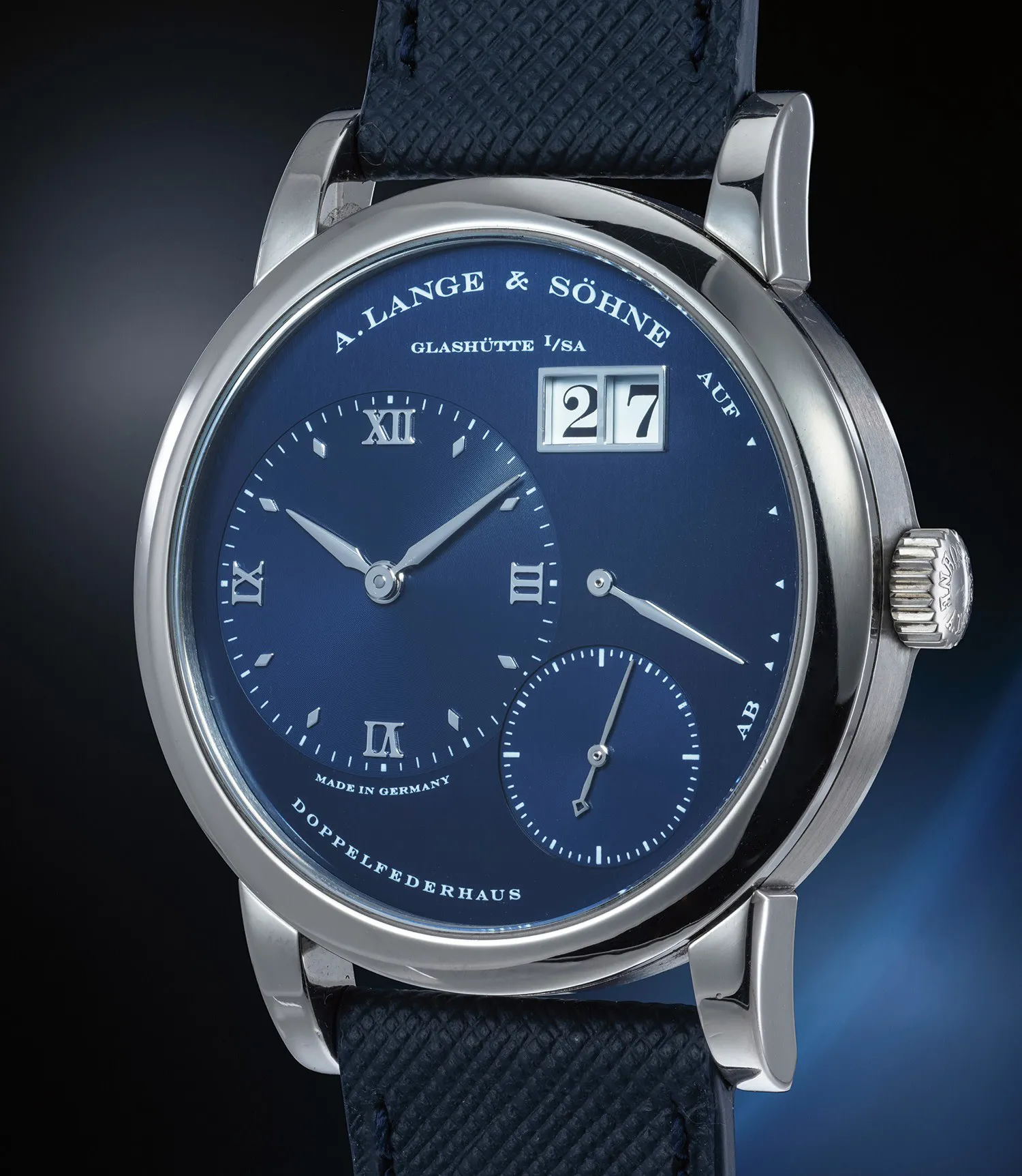 A. Lange & Söhne Lange 1 101.027 38.5mm White gold Blue